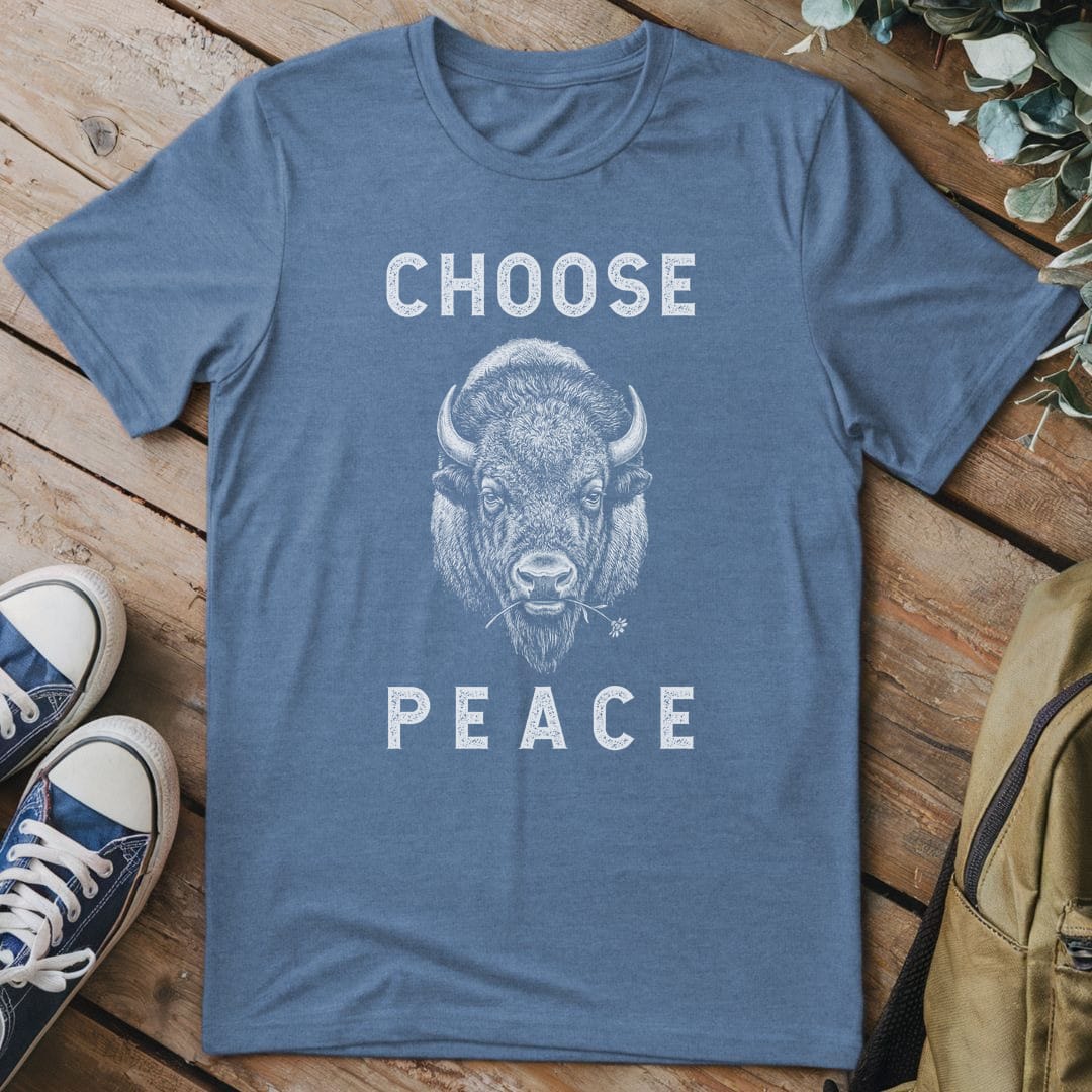 T-Shirt Heather Indigo / S Choose Peace