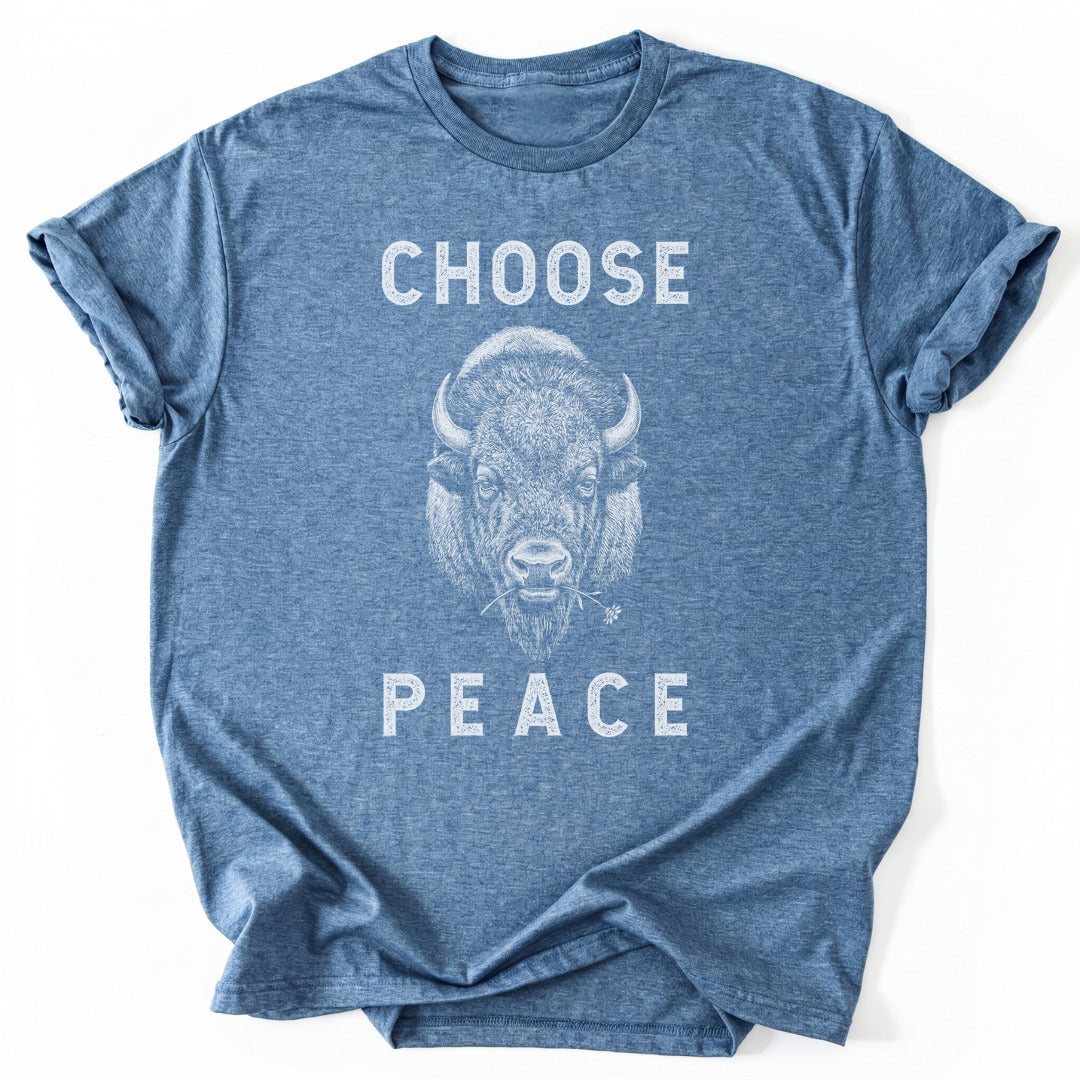 T-Shirt Heather Indigo / S Choose Peace