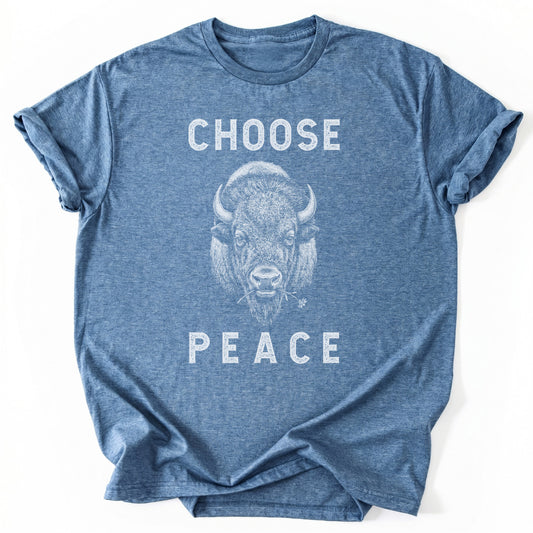 T-Shirt Heather Indigo / S Choose Peace
