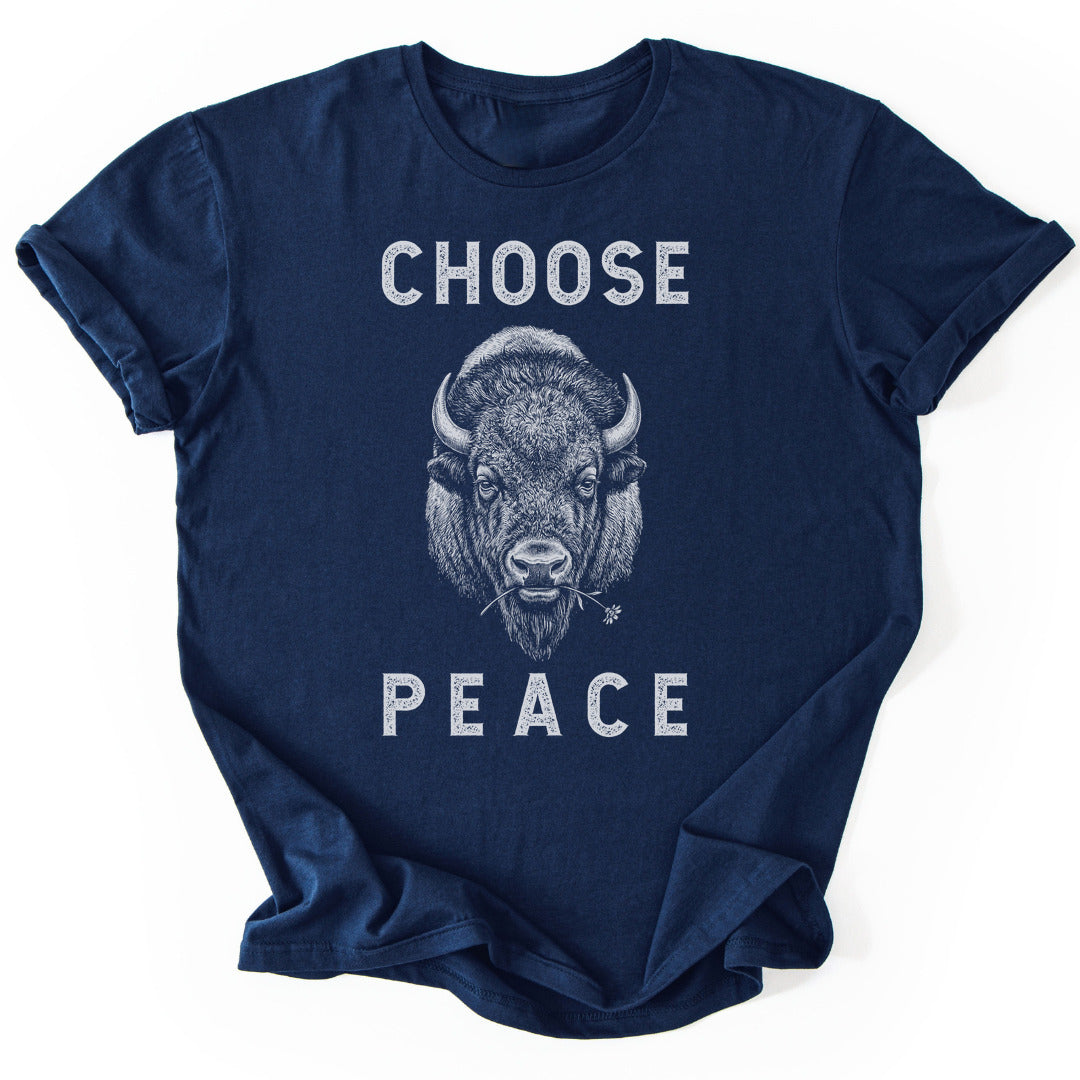 T-Shirt Navy / S Choose Peace