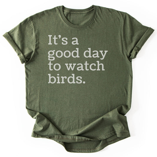 T-Shirt Military Green / S Watching Birds