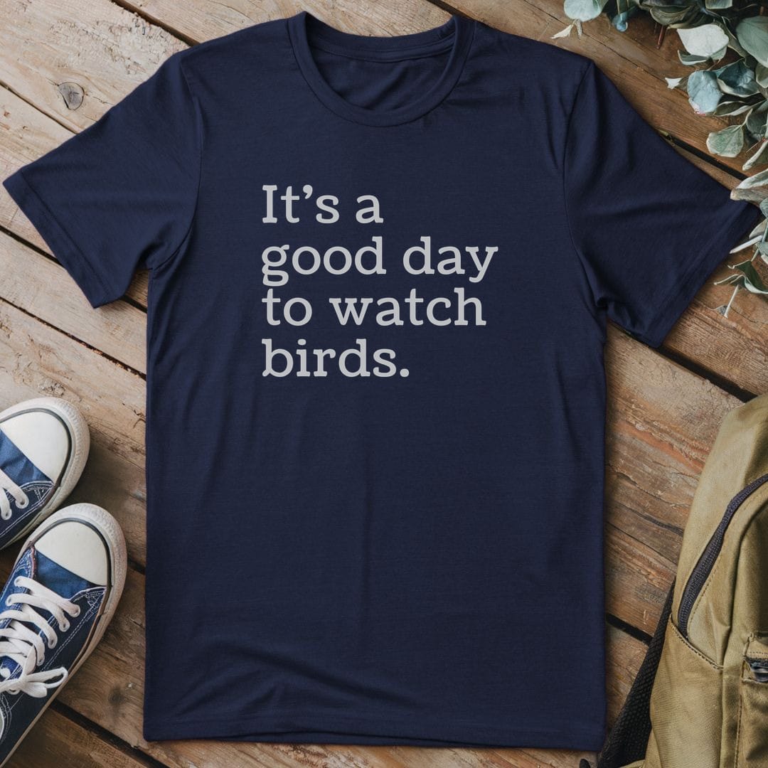 T-Shirt Navy / S Watching Birds