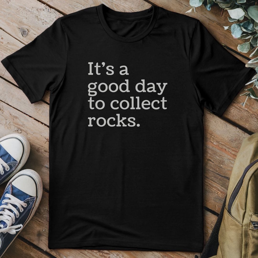 T-Shirt Black / S Collecting Rocks