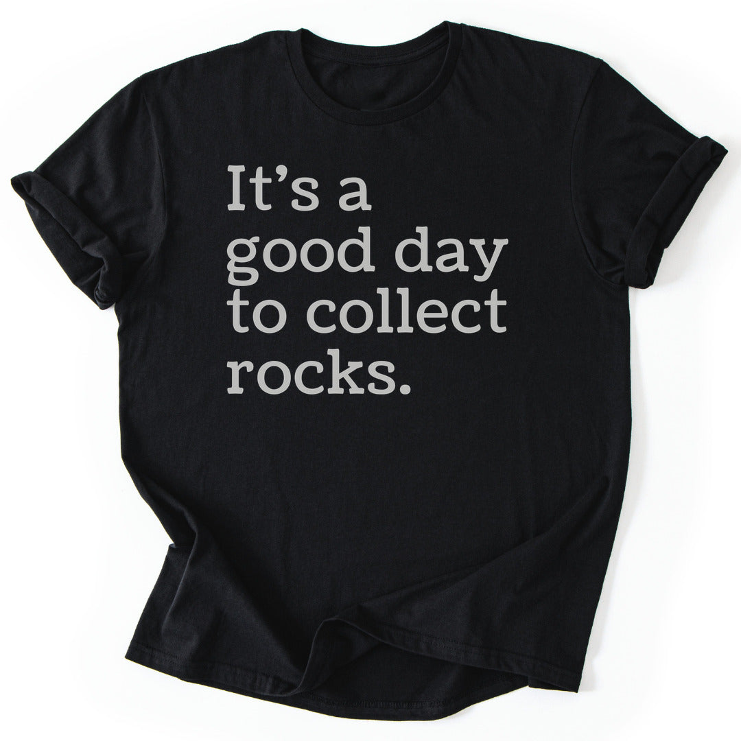 T-Shirt Black / S Collecting Rocks