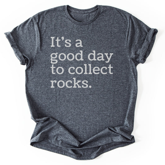 T-Shirt Dark Heather / S Collecting Rocks