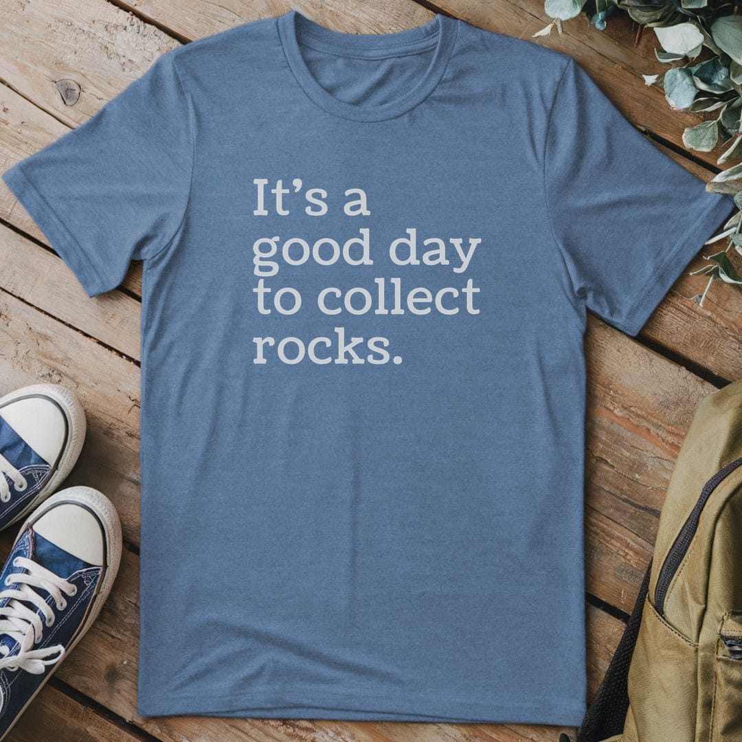 T-Shirt Heather Indigo / S Collecting Rocks