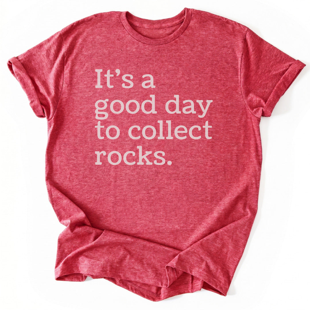 T-Shirt Heather Red / S Collecting Rocks