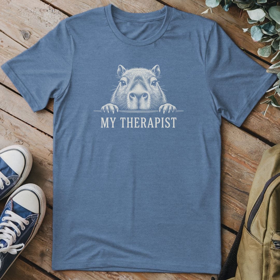 T-Shirt Heather Indigo / S My Therapist