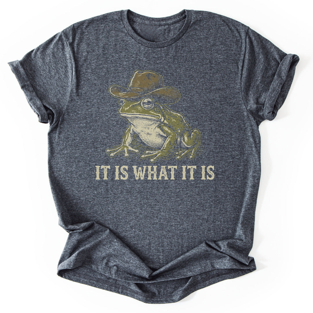 T-Shirt Dark Heather / S It Is What It Is