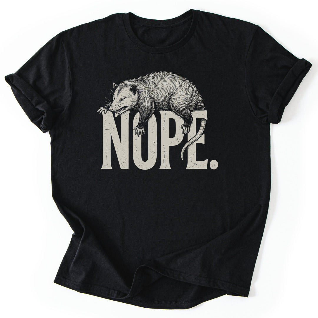 T-Shirt Black / S Nope.