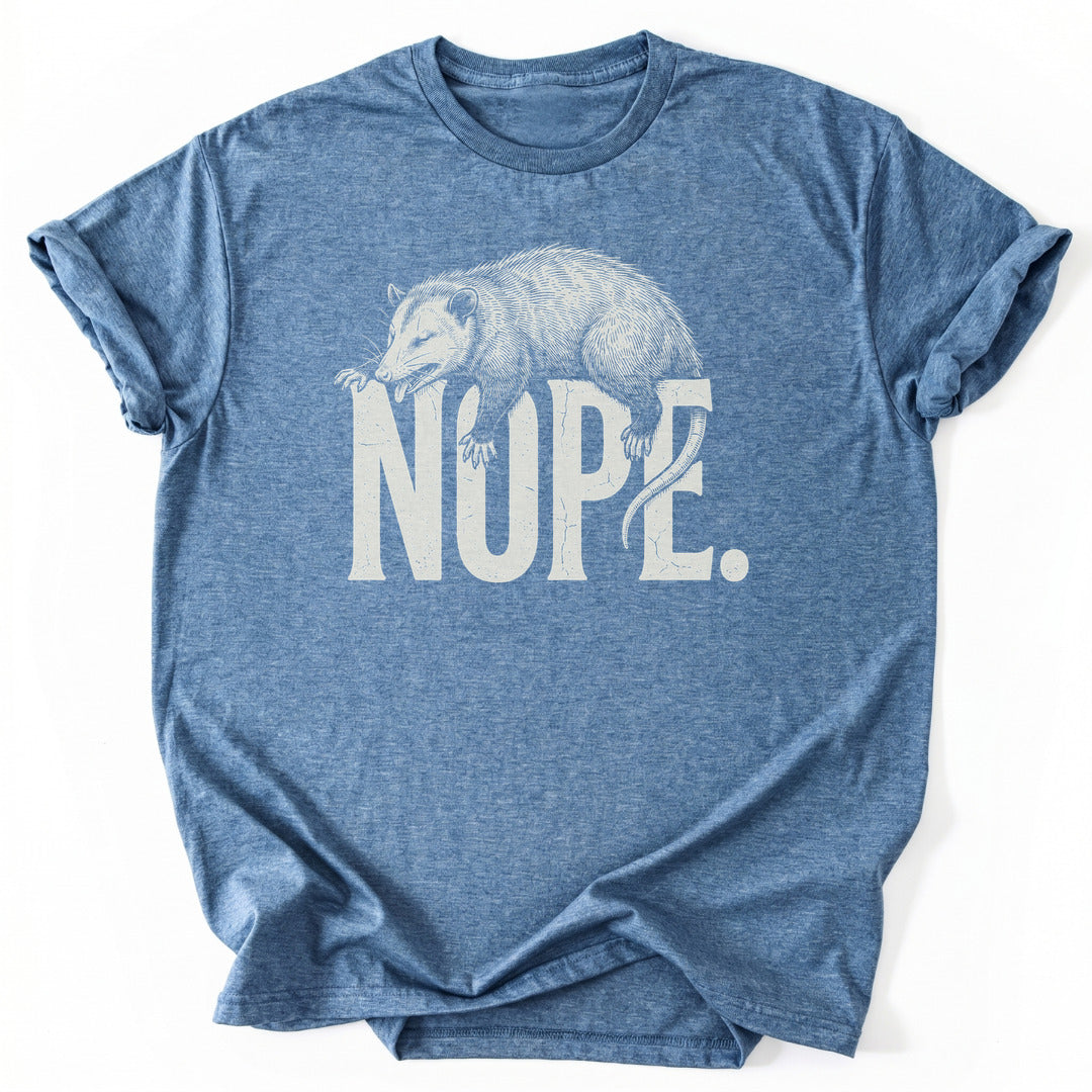 T-Shirt Heather Indigo / S Nope.