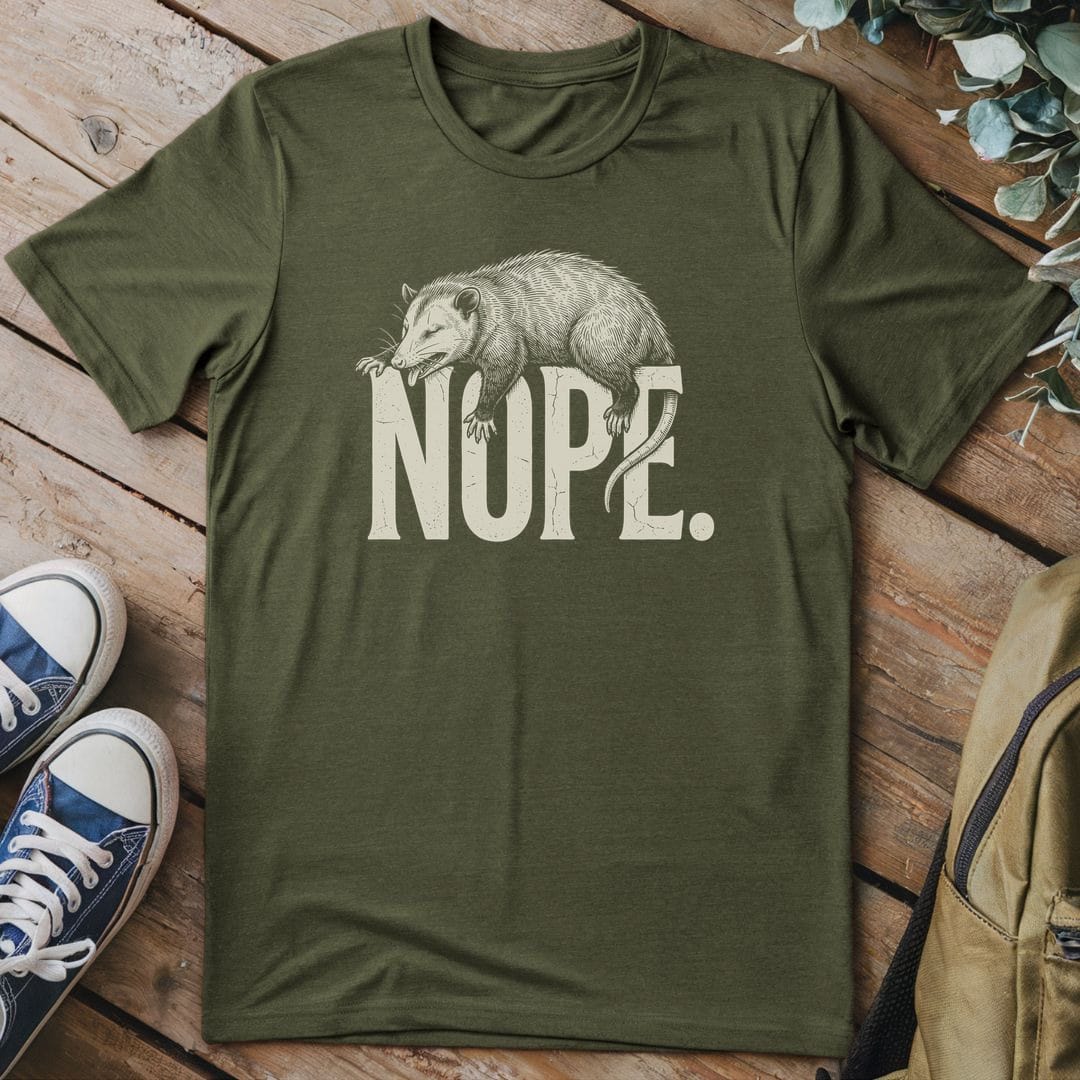 T-Shirt Military Green / S Nope.