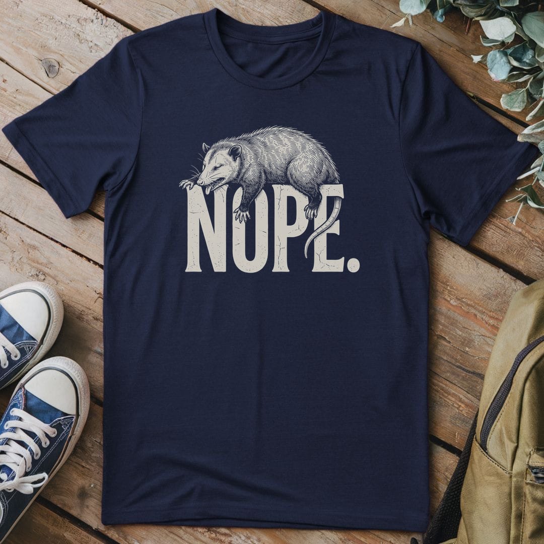 T-Shirt Navy / S Nope.