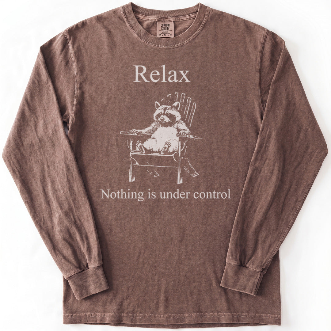Surrender Premium LS - Comfort Colors garment-dyed long sleeve in Espresso from Summit Soul