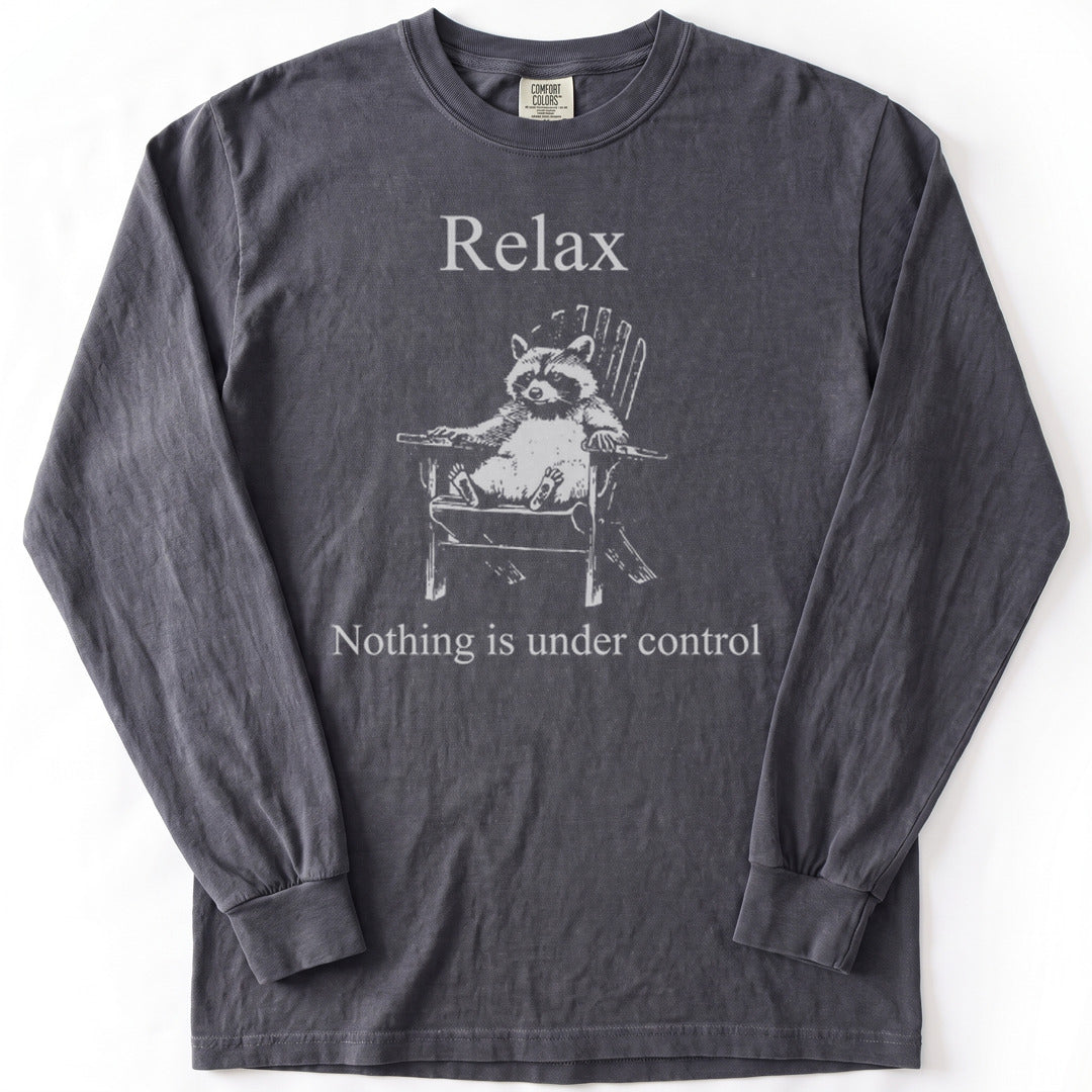 Surrender Premium LS - Comfort Colors garment-dyed long sleeve in Graphite from Summit Soul
