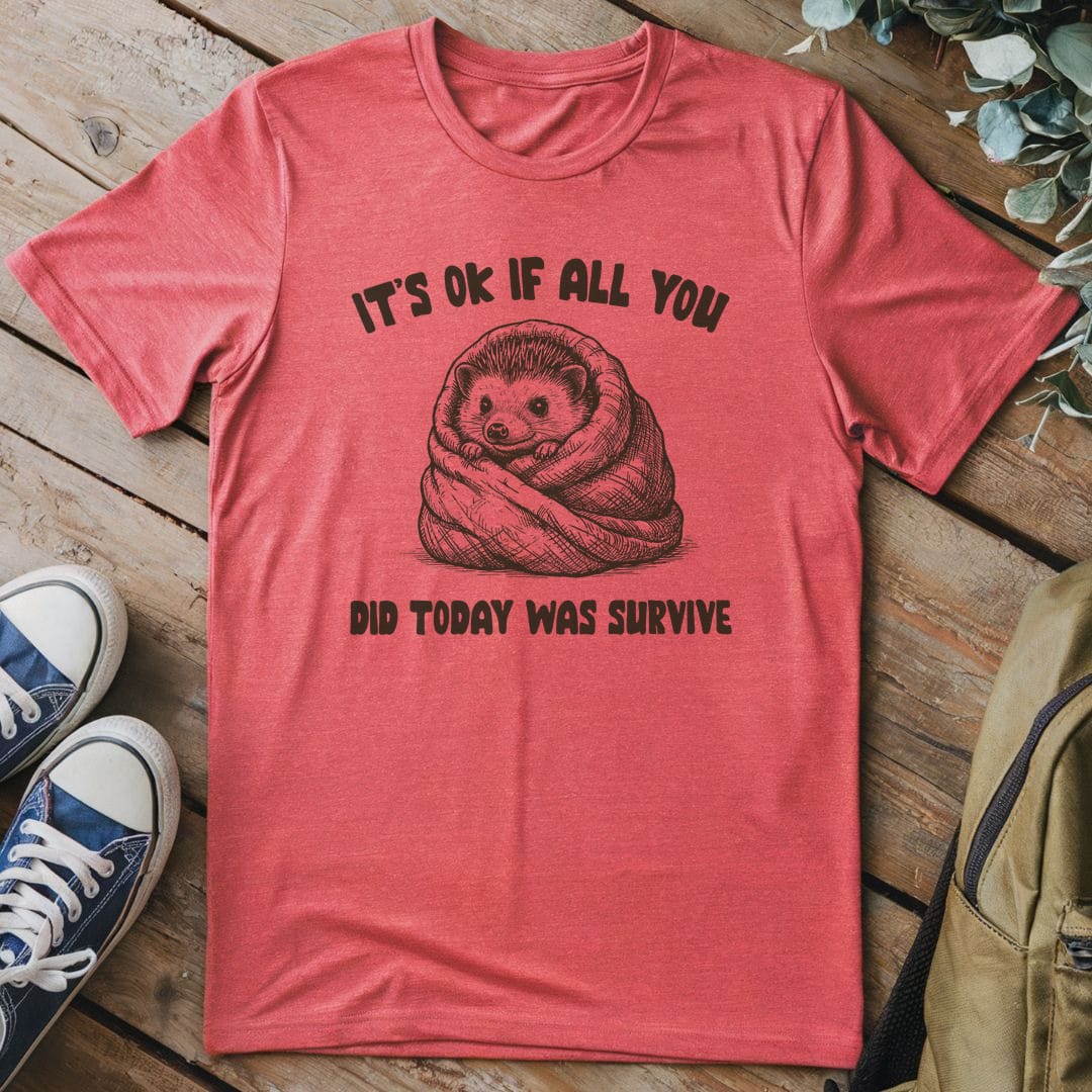 T-Shirt Heather Red / S Survive