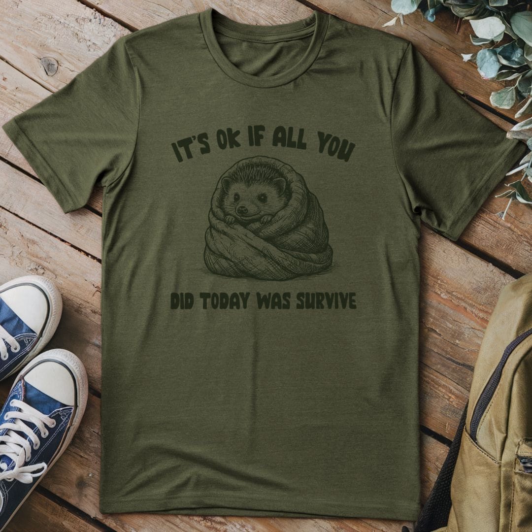 T-Shirt Military Green / S Survive