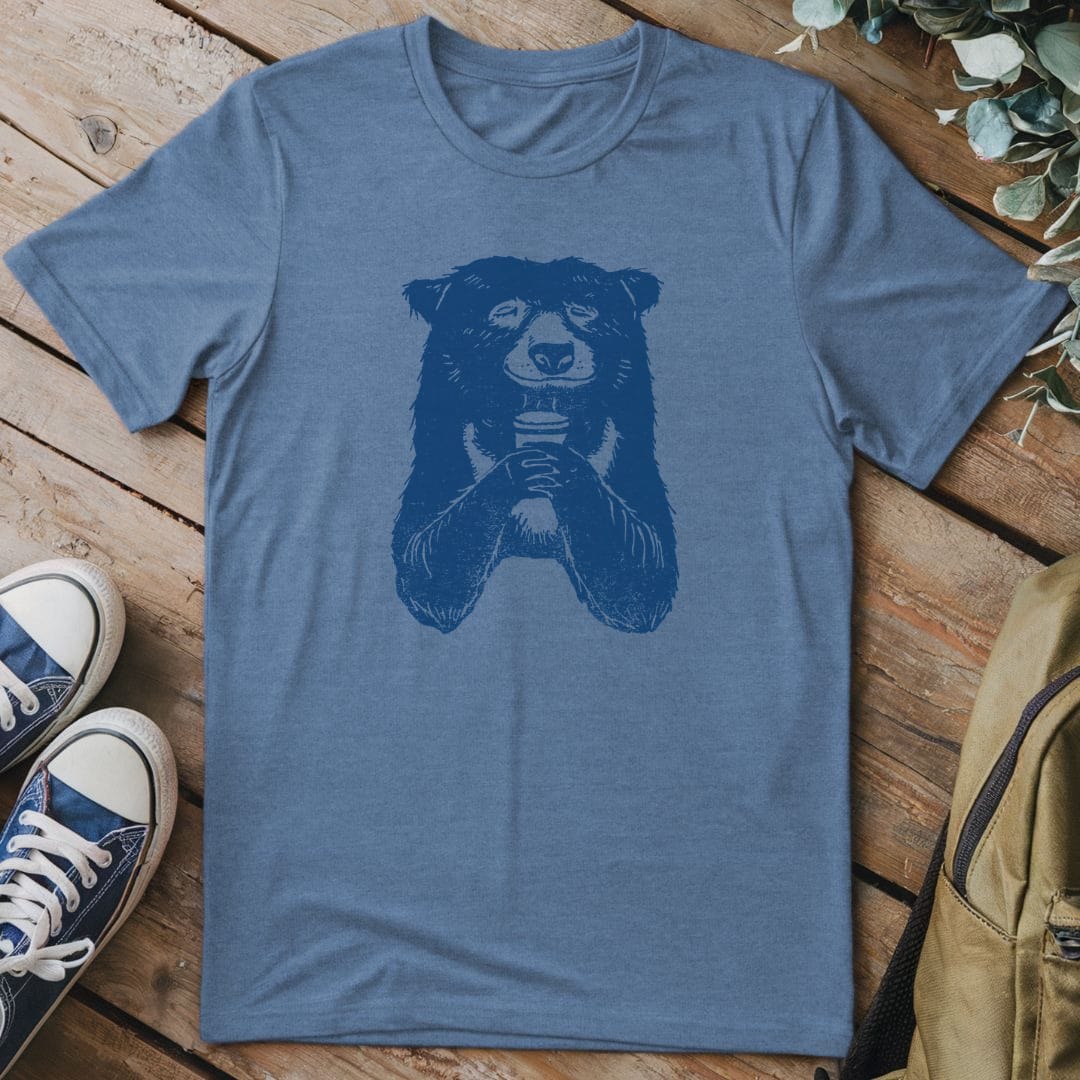 T-Shirt Heather Indigo / S Coffee Survival
