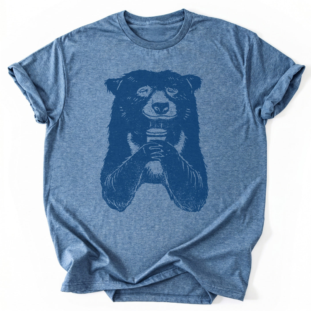 T-Shirt Heather Indigo / S Coffee Survival