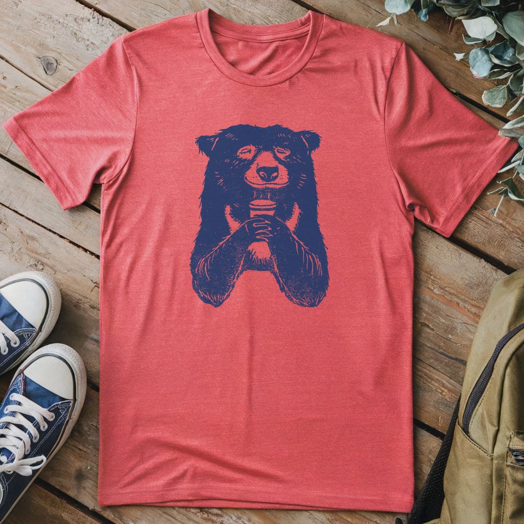 T-Shirt Heather Red / S Coffee Survival