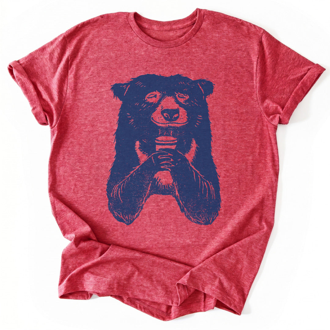 T-Shirt Heather Red / S Coffee Survival