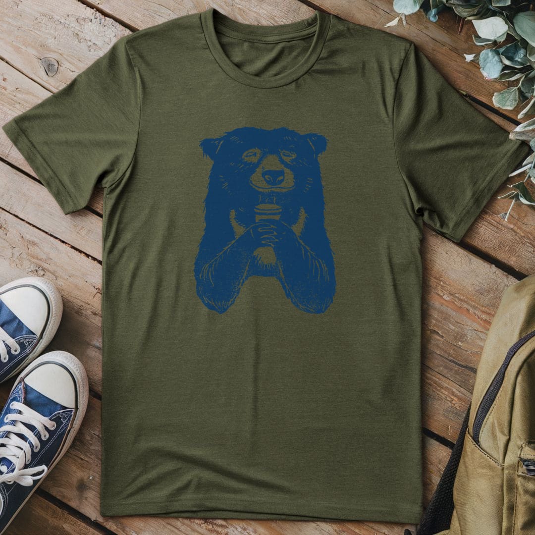T-Shirt Military Green / S Coffee Survival