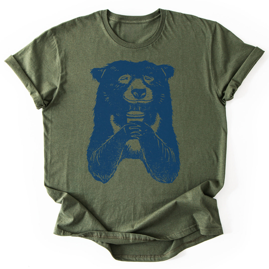 T-Shirt Military Green / S Coffee Survival
