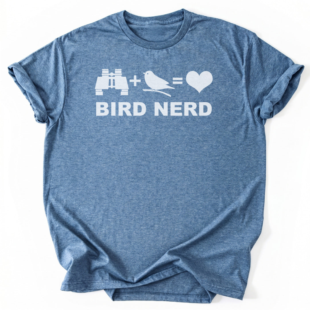 T-Shirt Heather Indigo / S Bird Nerd Love