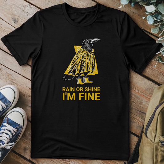 T-Shirt Black / S Rain Or Shine