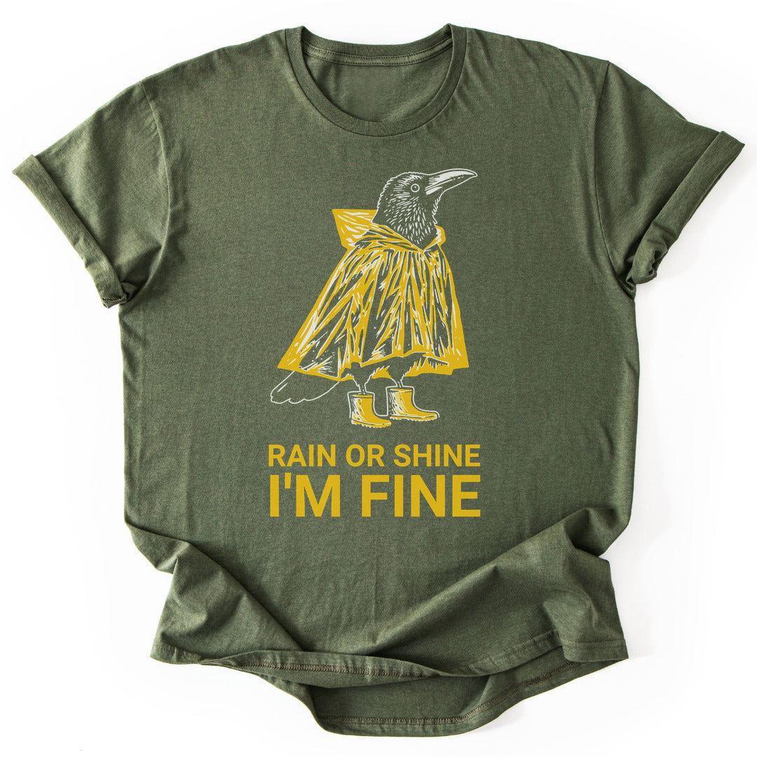 T-Shirt Military Green / S Rain Or Shine