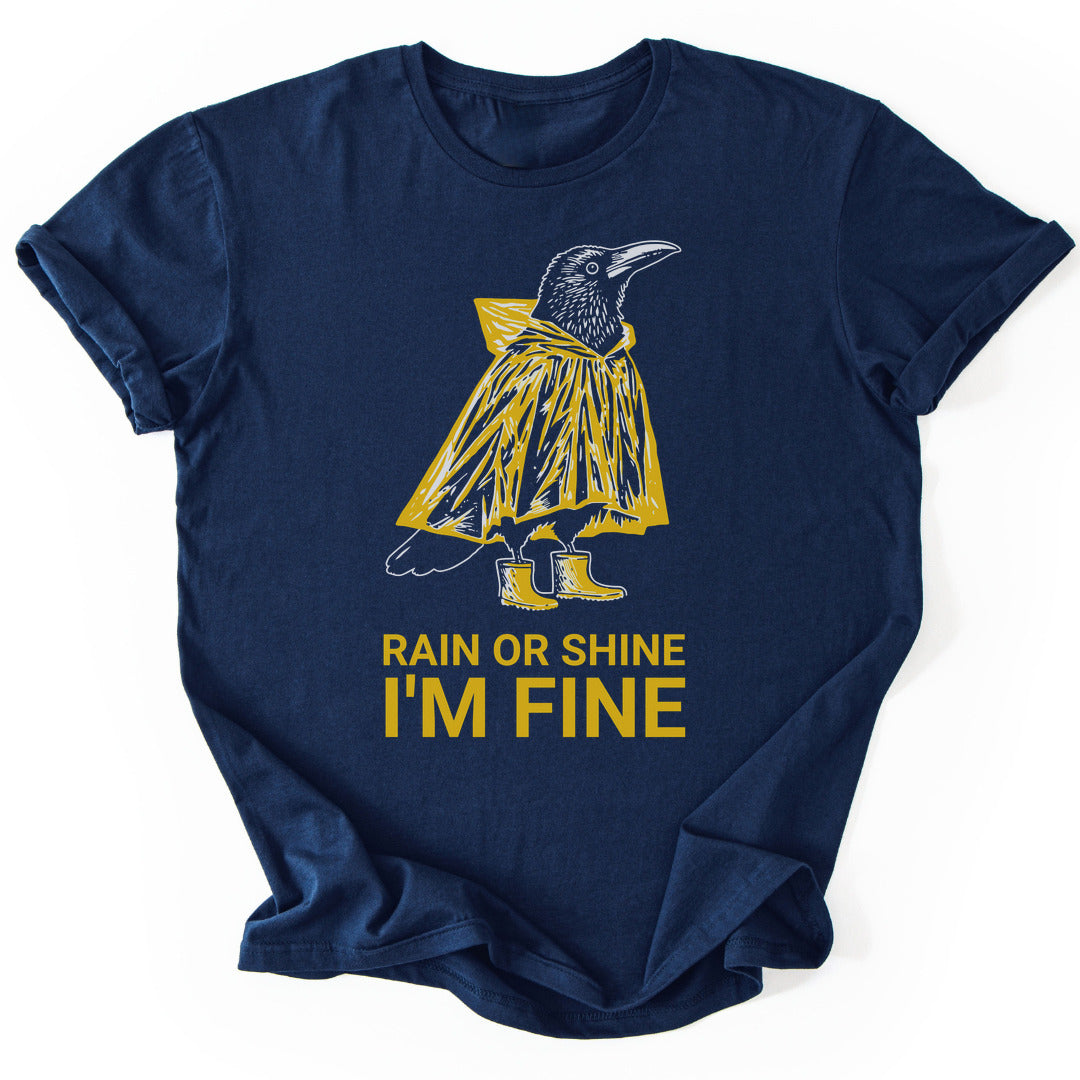T-Shirt Navy / S Rain Or Shine