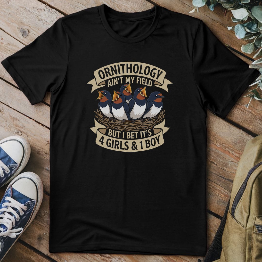 T-Shirt Black / S Four Girls