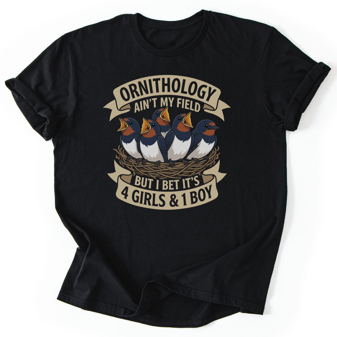 T-Shirt Black / S Four Girls