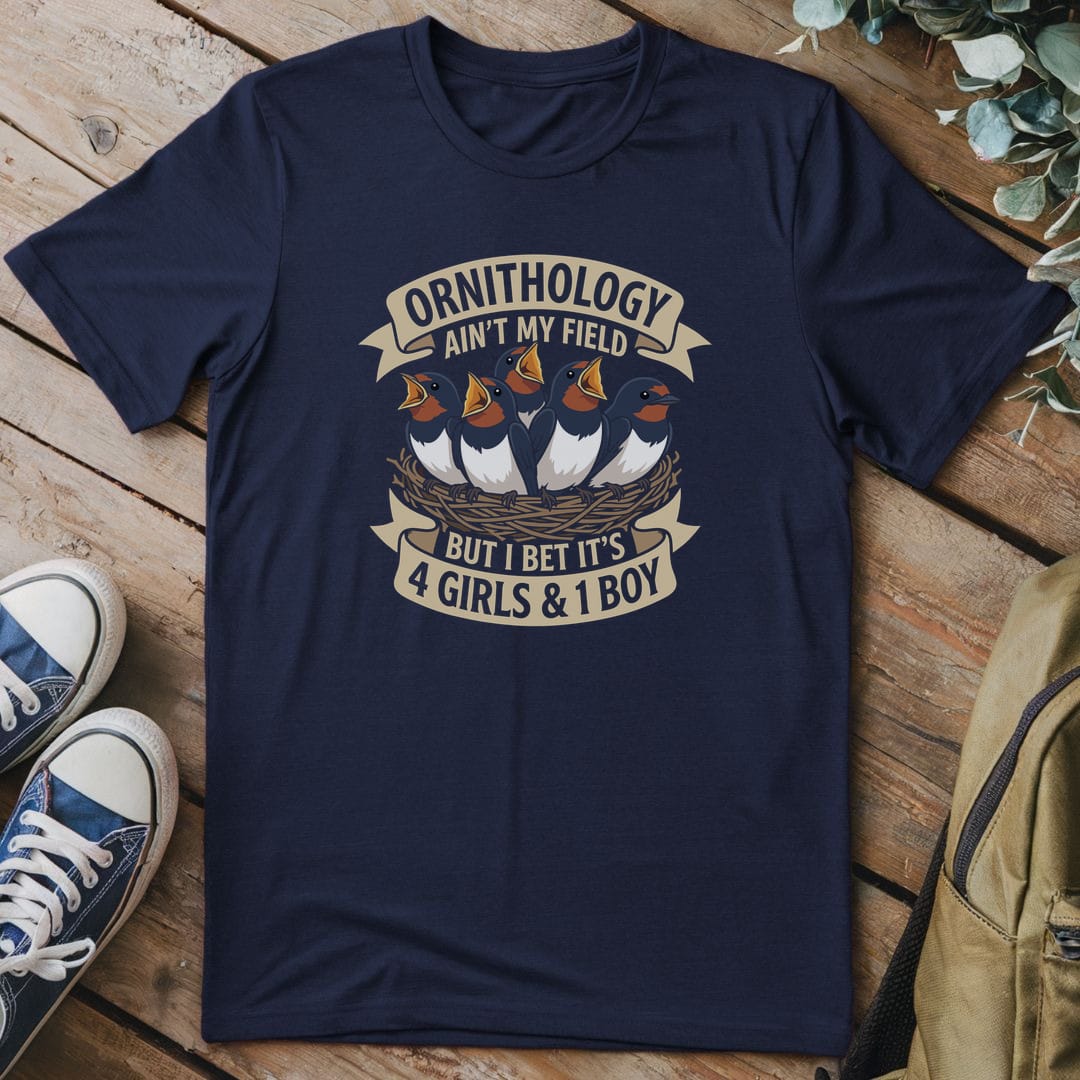 T-Shirt Navy / S Four Girls