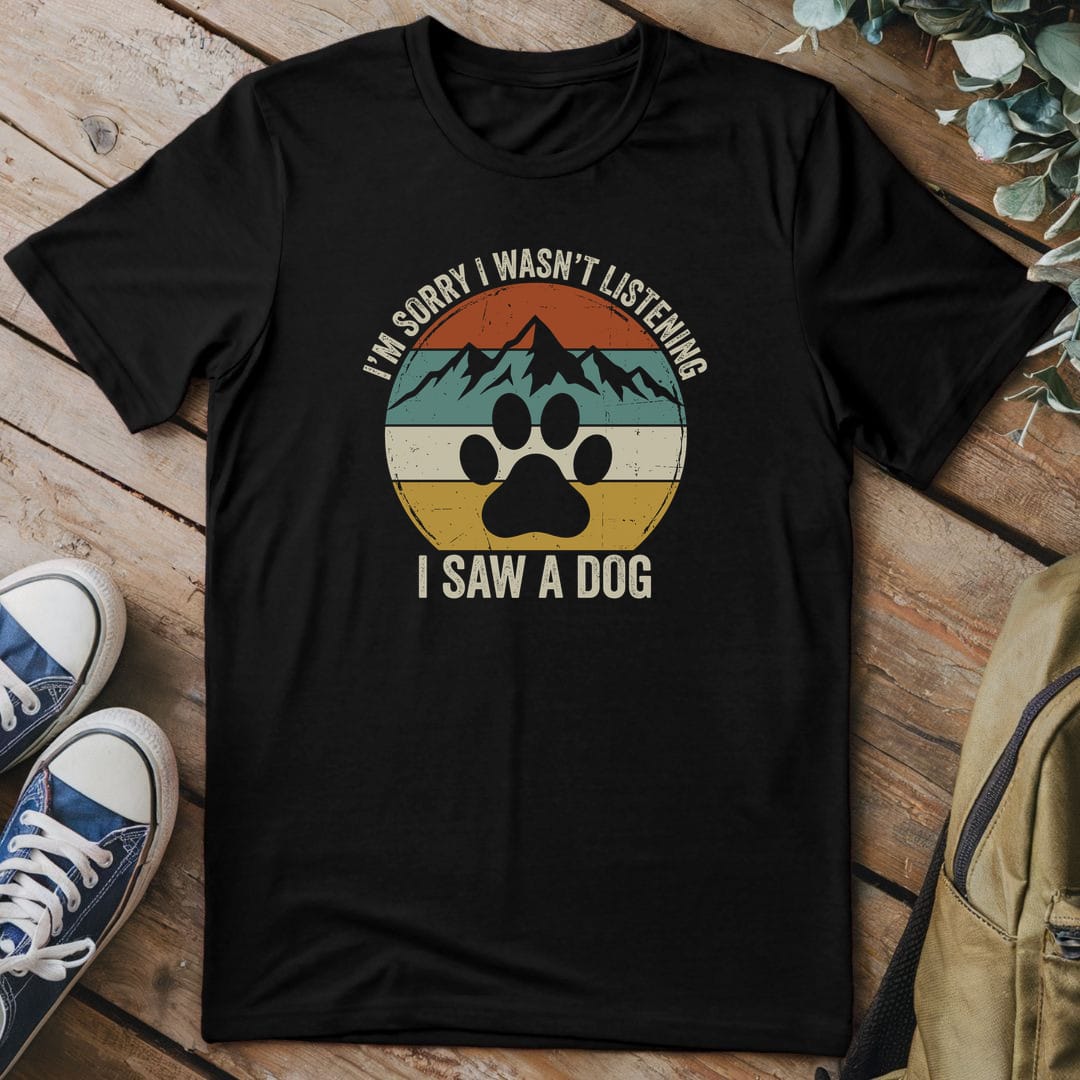 T-Shirt Black / S Distracted By Dogs