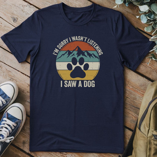 T-Shirt Navy / S Distracted By Dogs