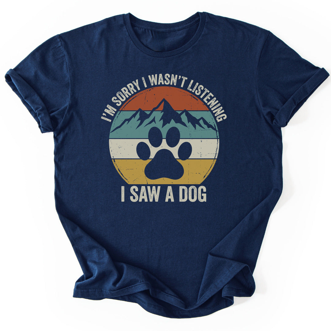 T-Shirt Navy / S Distracted By Dogs