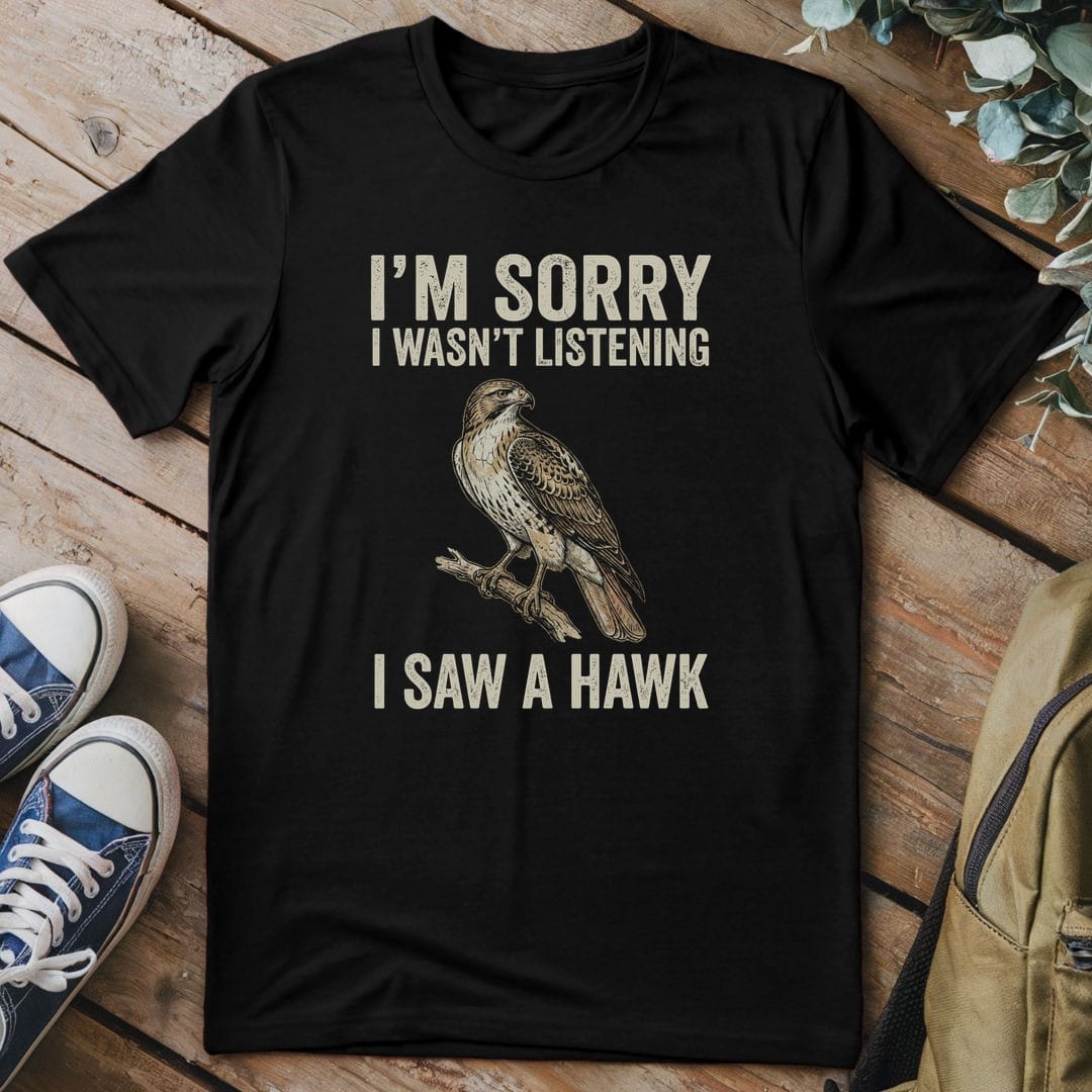 T-Shirt Black / S Unfocused Hawk