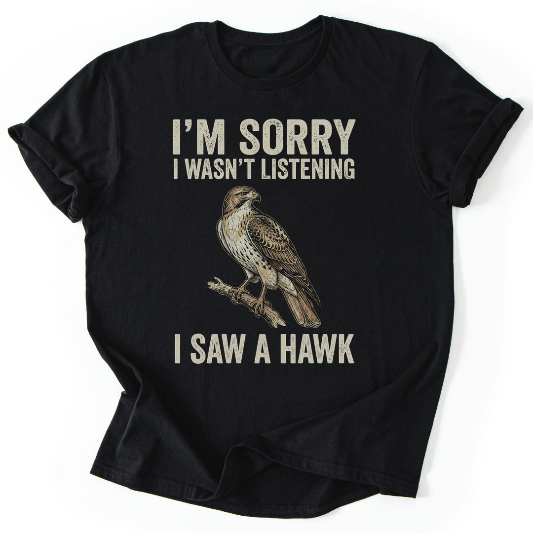 T-Shirt Black / S Unfocused Hawk