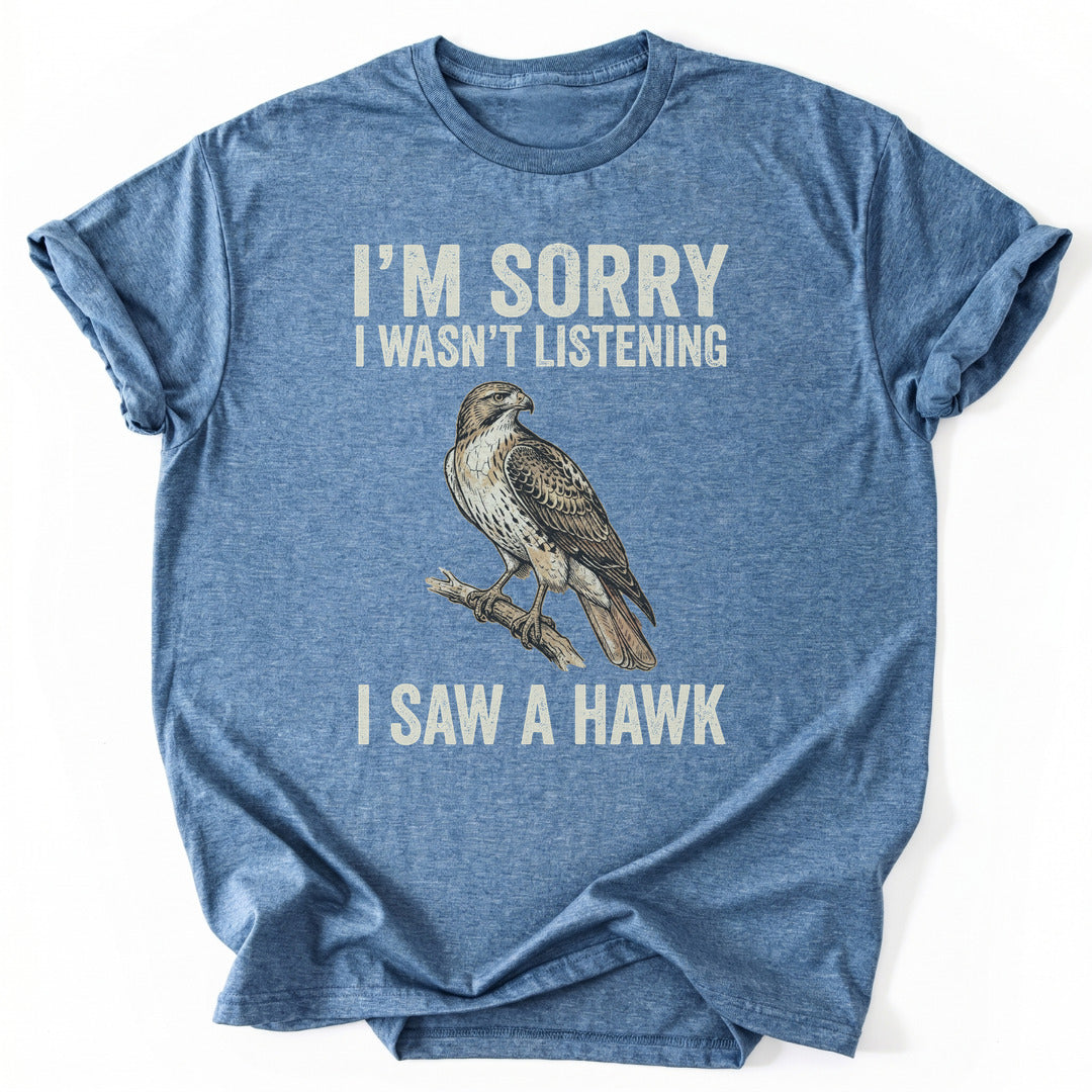 T-Shirt Heather Indigo / S Unfocused Hawk
