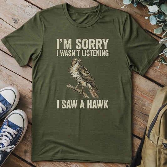 T-Shirt Military Green / S Unfocused Hawk