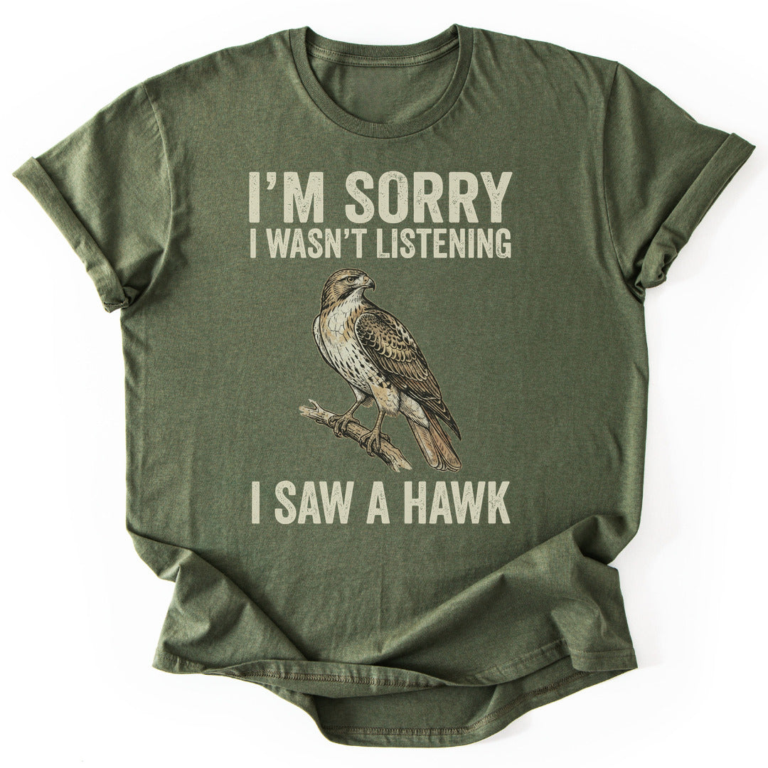 T-Shirt Military Green / S Unfocused Hawk