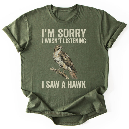 T-Shirt Military Green / S Unfocused Hawk