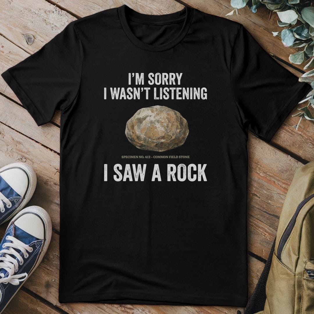 T-Shirt Black / S Distracted Rock Specimen