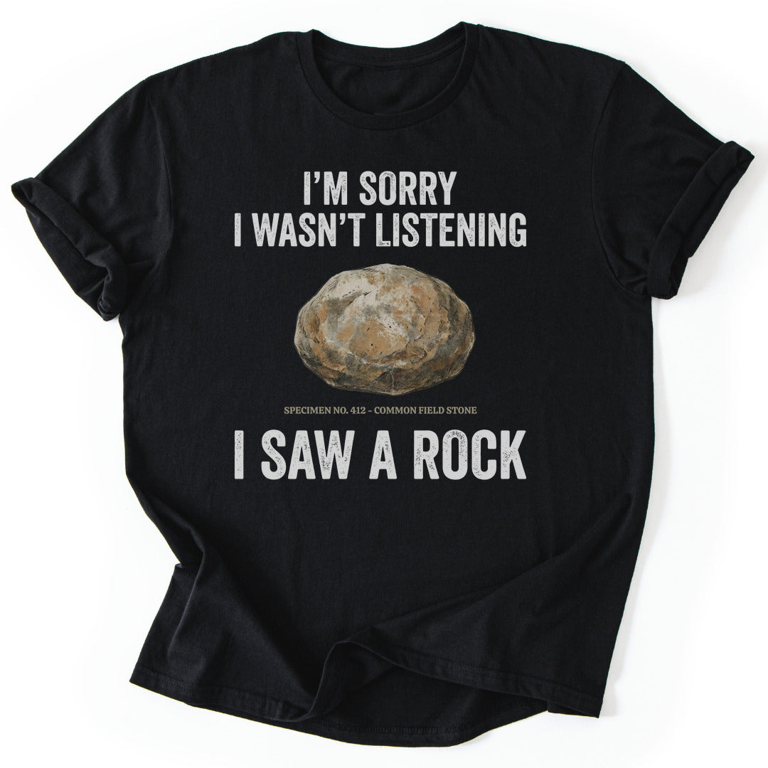 T-Shirt Black / S Distracted Rock Specimen