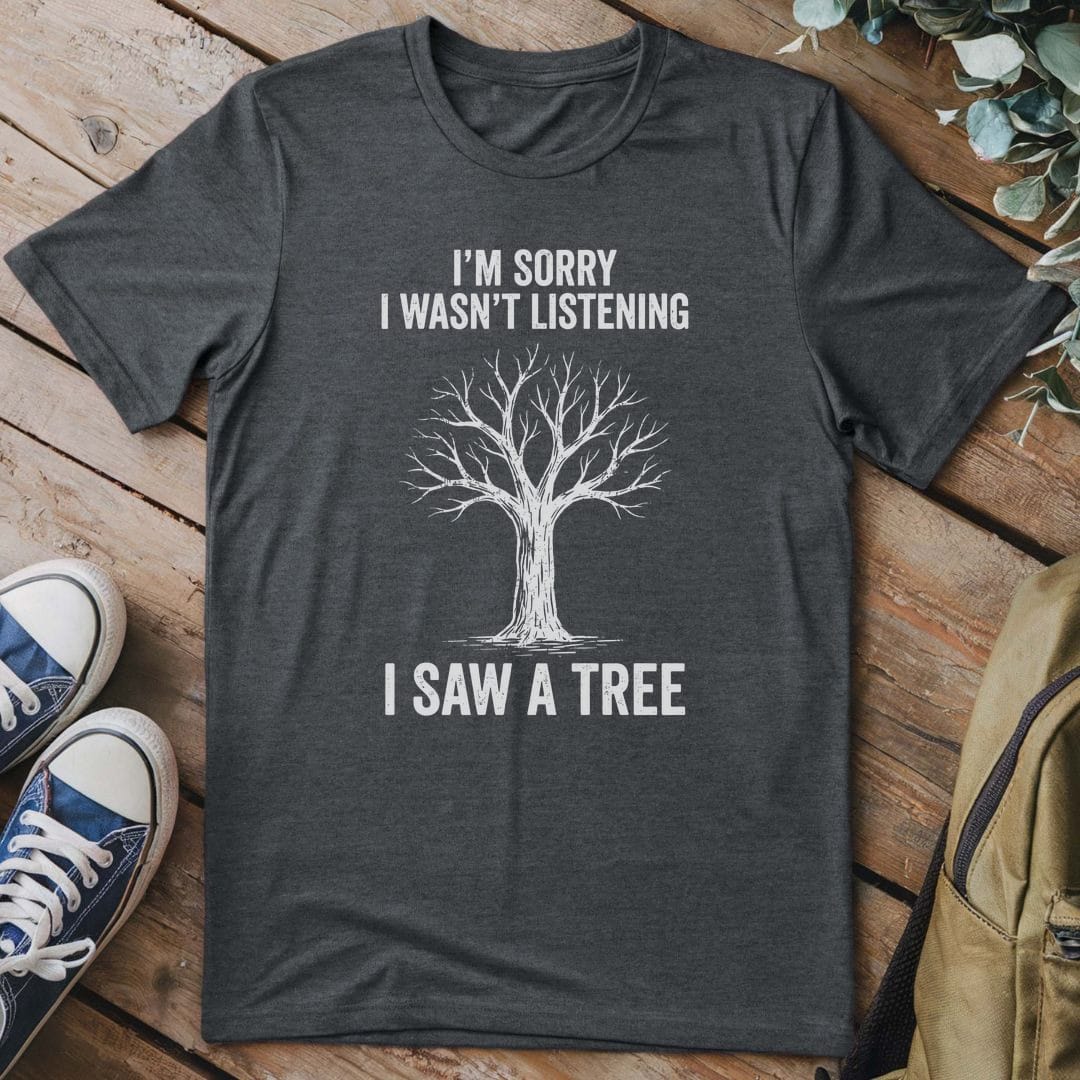 T-Shirt Dark Heather / S Tree Distraction
