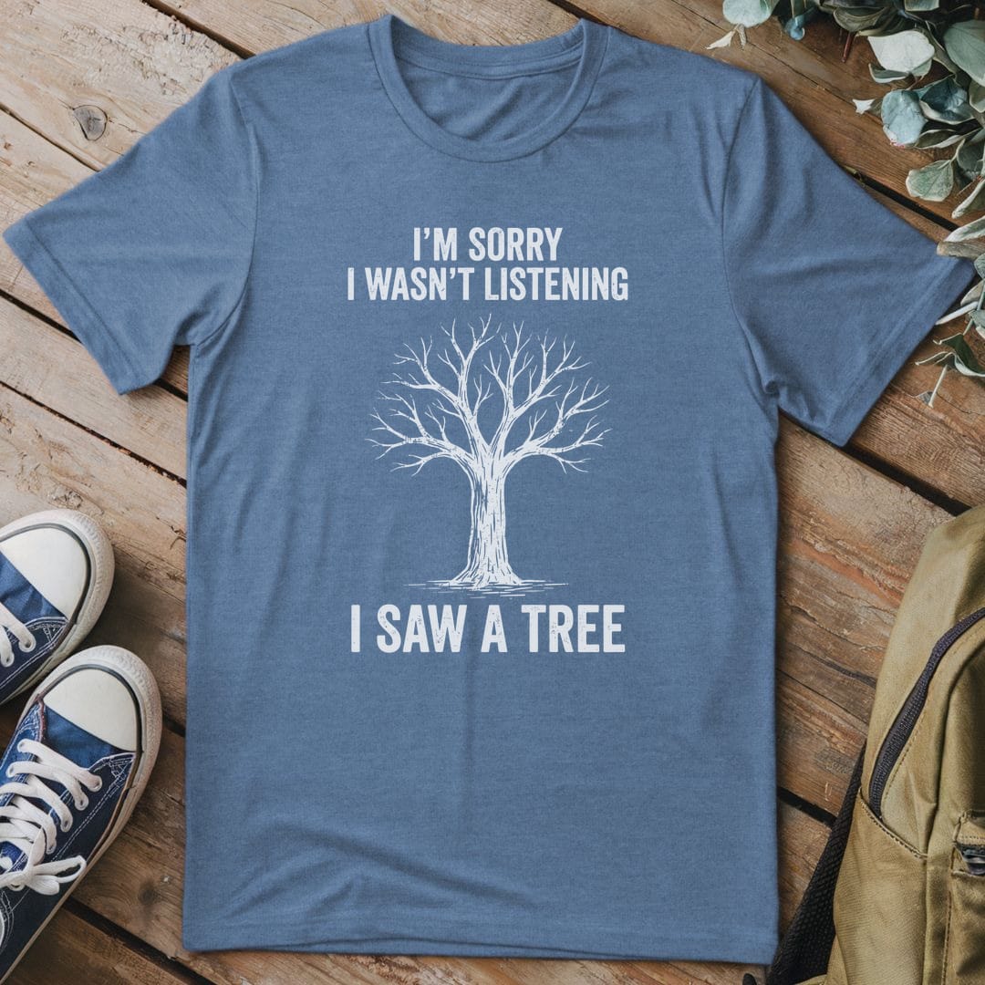 T-Shirt Heather Indigo / S Tree Distraction