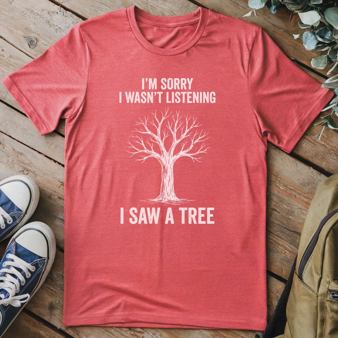 T-Shirt Heather Red / S Tree Distraction