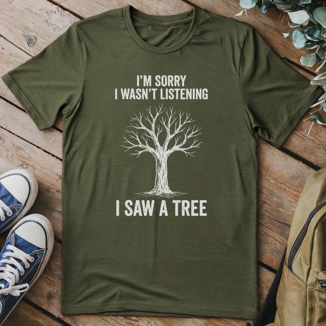 T-Shirt Military Green / S Tree Distraction