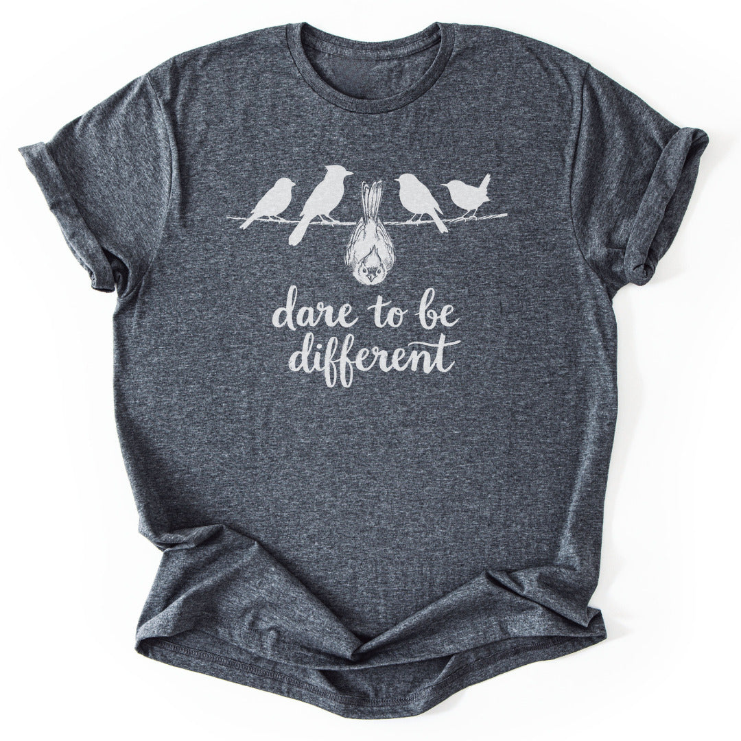 T-Shirt Dark Heather / S Dare To Be Different